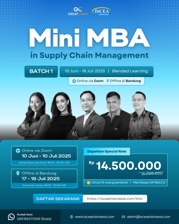 [Early bird] Down Payment Mini MBA in SCM Program