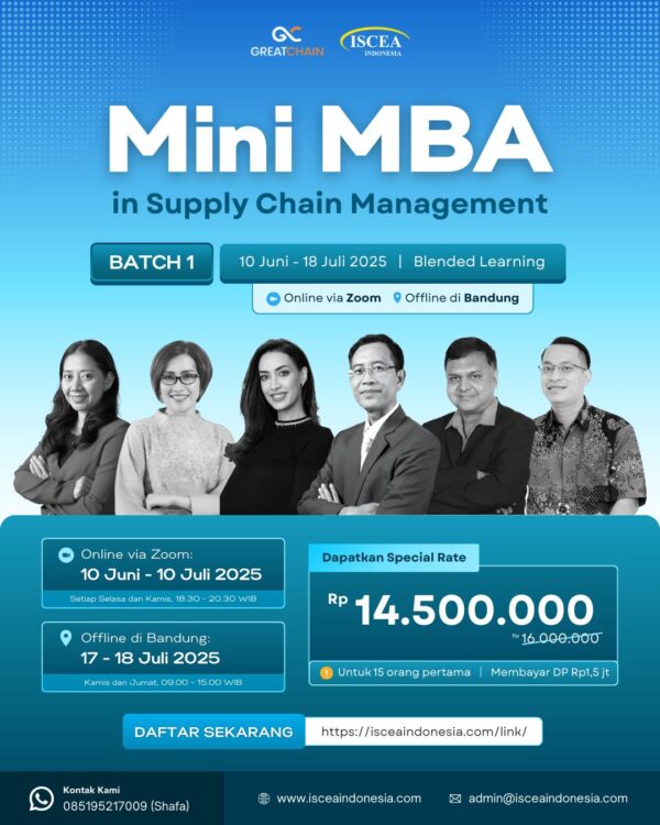 [Early bird] Down Payment Mini MBA in SCM Program
